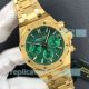 BF Factory 26331 Audemars Piguet Royal Oak Chronograph 41 Watch Yellow Gold Green (2)_th.jpg